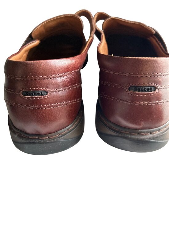 Josef Seibel Mens Brown Leather Slip-On Comfort Shoes Size 45 Made In Bulgaria main image 6